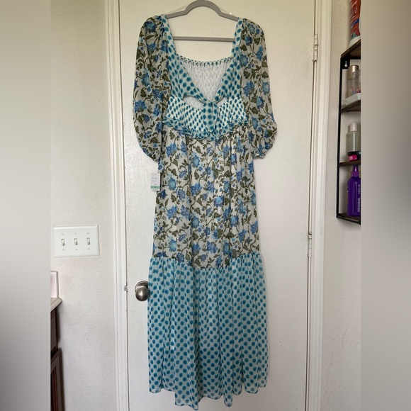 NWT Floral Smock Dress - Picture 7 of 7